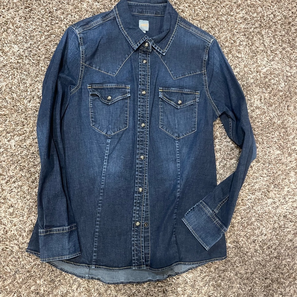 Jag Jeans Dark Blue Denim Shirt